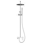 INVENA - Sprchový stĺp s batériou, Alonia Trend, chróm AU-70-D01-V