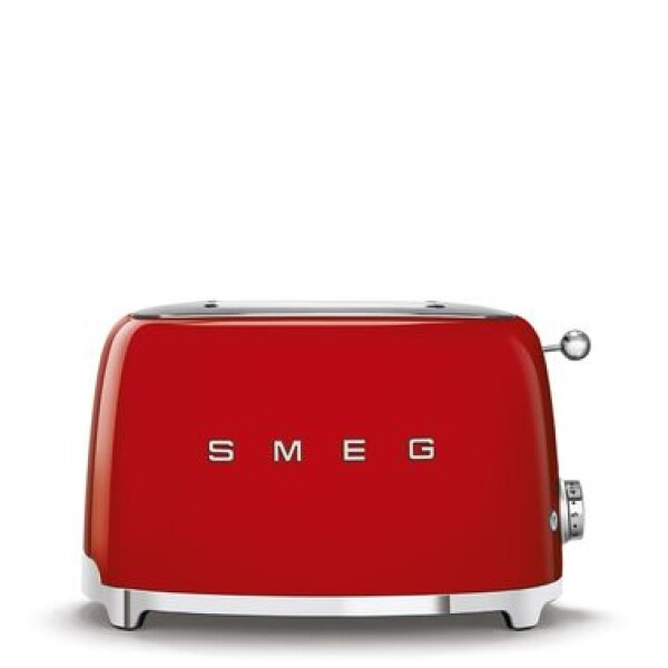 SMEG 50#39;s Retro Style červená / Hriankovač / 950 W / 2 sloty / 2 hrianky / 6 stupňov opečenia (TSF01RDEU)