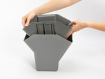 Plastia TREE - samozavlažovací vertikálny kvetináč - set 3 ks + podstavec