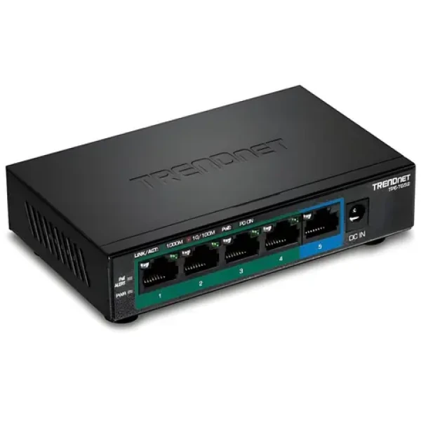 Trendnet TPE-TG52 / Switch / 5x Gigabit / PoE+ / 32W / neriadený (TPE-TG52)