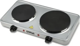 G3Ferrari G10122 strieborná / Elektrický varič / 2 platničky - 18.5 15.5 cm / 2500W (8056095874165)