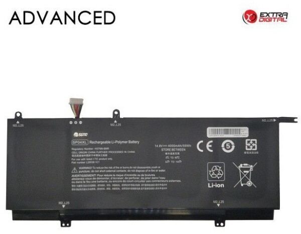 PNY Nešiojamo kompiuterio baterija HP SP04XL, 4000mAh, Extra Digital Advanced