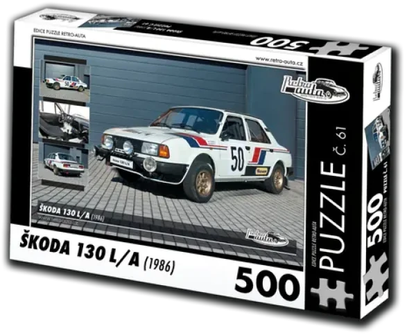 RETRO-AUTA Puzzle Škoda 130 L, A (1986), č. 61