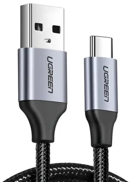 Ugreen 60125 čierna / Kábel / USB-A - USB-C / 0,5 m / Rýchlonabíjanie (60125)