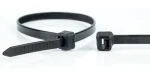 WKK 100x2,5 mm čierna / Sťahovacie pásky / plast / UV stabilný / rozoberateľné / 100 ks (11032071)