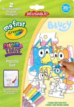 CRAYOLA Vyfarbovacie puzzle Bluey