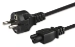 Napájecí kabel s koncovkou Clover (C5) CL-67 / Napájecí kabel / 1,2 m / balení 10 ks (SAVIO CL-67Z)
