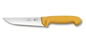 VICTORINOX Swibo oranžová / Mäsiarsky nôž / 18 cm / hladké ostrie (5.8421.18)