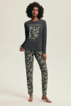 Henderson Dámske pyžamo 43685 Danna dĺžka/r S-2XL Grey XL