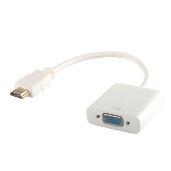 CL-201 biela / Adaptér / HDMI (M) - VGA (F) / max. 1920×1200 (SAVKABELCL-201)