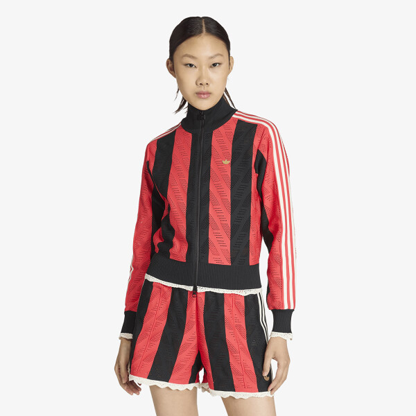 Mikina adidas Firebird Tracktop Black/ Semi Lucid Red XS