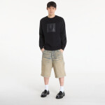 Mikina FRED PERRY Box Graphic Sweatshirt Black/ Anchorgrey L