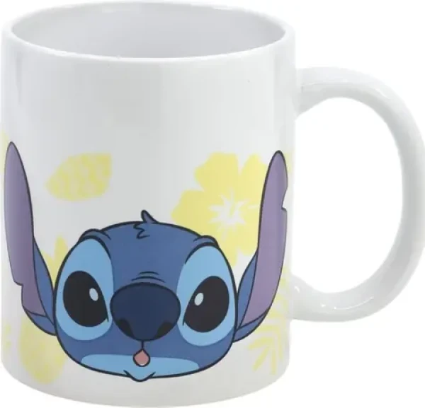 STOR Hrnček keramický 325 ml Stitch Pineaple (88128)