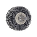PFERD TOOLS PFERD TOOLS INOX-TOTAL Okrúhla kefa, nepletená, RBUIT Ø50x15 mm, driek Ø6 mm, SiC filament Ø0,90 mm, zrnitosť 180, plastové bočné disky 43210008 10; 43210008