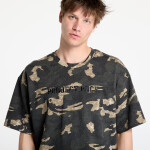 Tričko Under Armour Project Rock All Over Print T-shirt Grey/ Green M