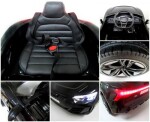 Mamido Elektrické autíčko Audi E-Tron GT s EVA kolesami a príjemným koženým sedlom - čierne
