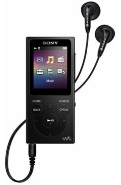 SONY NW-E394L čierna / Digitálny hudobný prehrávač Walkman® / 8GB / 1.77 / 35h / Micro USB / FM Tuner (NWE394LB.CEW)