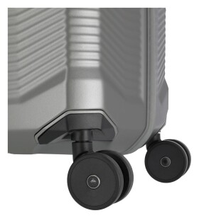 Malý škrupinový kufor Travelite Millennium S Silver