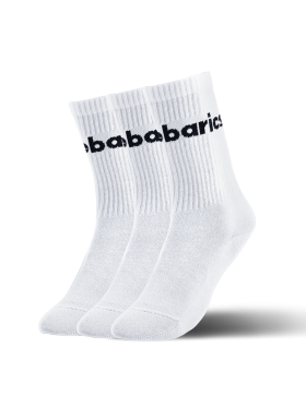 Be Lenka Ponožky barebarics crew white big logo, 3 páry Veľkosť ponožiek: 35-38 EU EUR