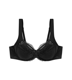 Dámska podprsenka Modern Lace+Cotton W02 - Triumph černá (0004) 100D