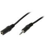 LogiLink predlžovací audio kábel 3.5mm jack 10m čierna (CA1056)