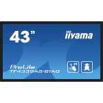 Iiyama IIYAMA 108cm (43") TF4339AS-B1AG 16:9 M-Touch 2xHDMI+DP+USB