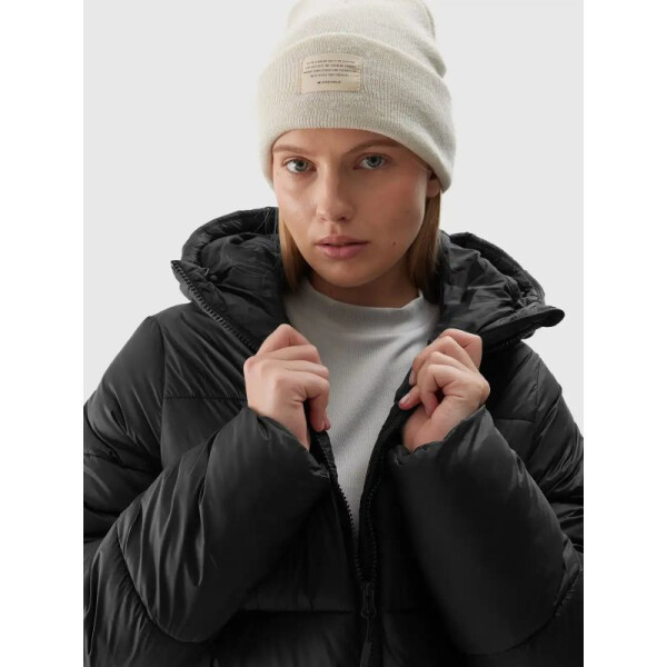 Dámska dlhá bunda W 4FWAW24TDJAF475-20S čierna - 4F XL