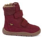 Dievčenská zimná barefoot obuv ZERU TEX WINTER Bordeaux Froddo G3160240-8 - 28