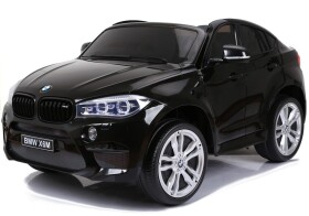 Mamido Elektrické autíčko BMW X6 M dvojmiestne XXL lakované čierne