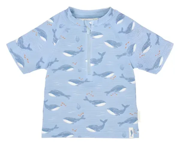Little Dutch Ocean Splash veľ. 98/104 / Plavecké tričko / krátky rukáv / 94% recyklovaný nylon (CL26030412LD)