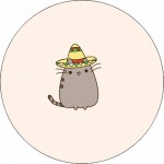Jedlý papier Pusheen v sombrere 19,5 cm - Pictu Hap - Pictu Hap