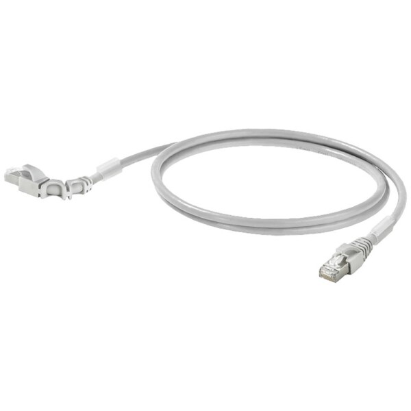 Weidmüller 2703330020 RJ45 sieťové káble, prepojovacie káble CAT 6A S/FTP 2.00 m sivá 1 ks; 2703330020