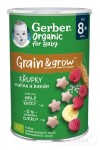 GERBER Organic chrumky s malinami a banánom 35 g