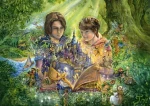 GRAFIKA Puzzle Kúzelná kniha rozprávok