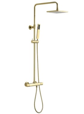 SAPHO - Sprchový stĺp s termostatickou batériou, zlato SZ139