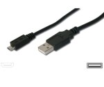 PremiumCord Kábel micro USB 2.0 (AB) 1.5m / kábel navrhnutý pre rýchle nabíjanie (ku2m15f)