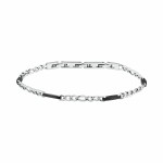 Trussardi Bicolor oceľový náramok pre mužov T-Steel TJAXV40