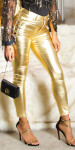 Sexy Musthave Highwaist Pants with golden details black