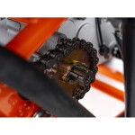 Mamido Detská benzínová štvorkolka RamiGO PRO RIDER 200CC oranžová