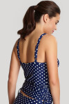 Plavky Anya Spot Balconnet Tankini Navy/ivory SW1011 Panache