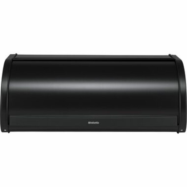 Brabantia Roll Top Chlebník 16L matná čierna / nerez oceľ / 17.3 x 44.5 x 26.2 (33 34 60)