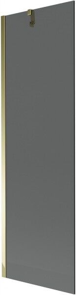 MEXEN/S - Next vaňová zástena FIX 60 x 150, grafit, zlatá 895-060-000-00-40-50
