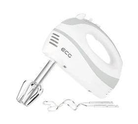 ECG RS 200 biela / ručný šľahač / 200W / 5 rýchlostí / turbo / šľahanie / hnetanie / metly + háky (340420284958)