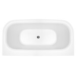 KERRA - Vaňa prisadená MONA 150 (biely lesk) 5907548115102