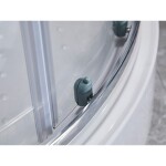 HOPA - Sprchovací kút LUGO - FARBA rámu - Chróm / Leštený hliník (ALU), Rozmer A - 80, Rozmer B - 80, Rozmer C - 195, Výplň - Grape bezpečnostné sklo - 5 mm OLBLUGO80CP