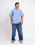 Carhartt WIP Brandon Pant Blue marble used wash L