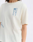 Thinking MU Coberts Pannacota Lucia Tee ECRU XS
