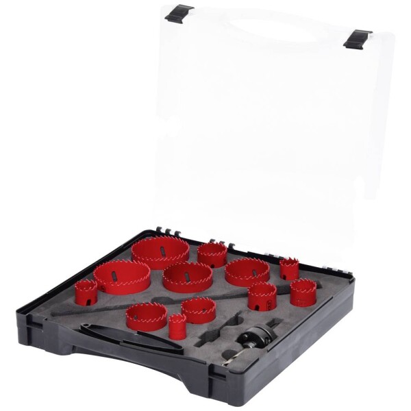 KS Tools 129.5580 NEW-48077 sada dierovacích píl 1 ks; 1295580