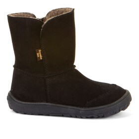 Detská zimná barefoot obuv TEX SUEDE Black, Froddo, G3160238-4, čierna - 25