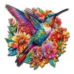 2KIDS TOYS Drevené puzzle Kolibrík